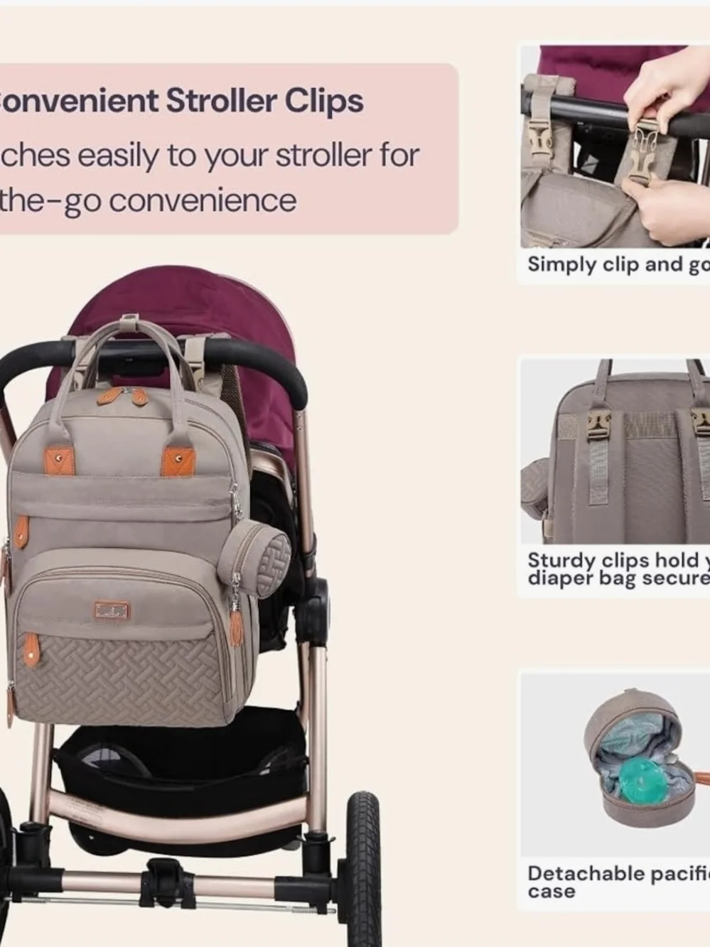 BabbleRoo Diaper Bag